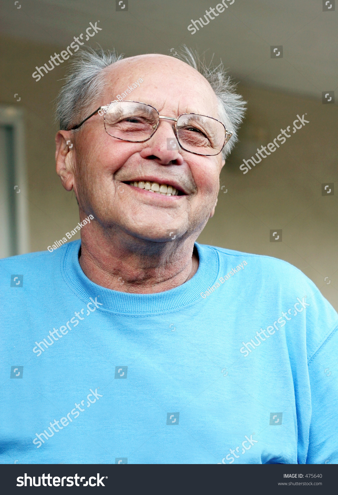 Old Man Smiling Stock Photo 475640 : Shutterstock