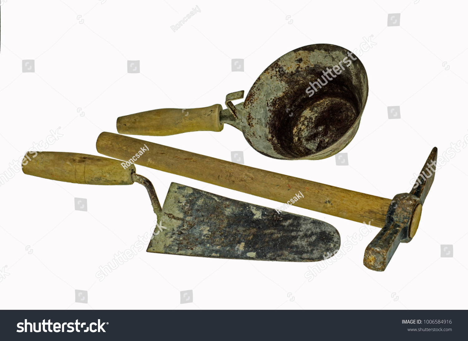 old masonry tools