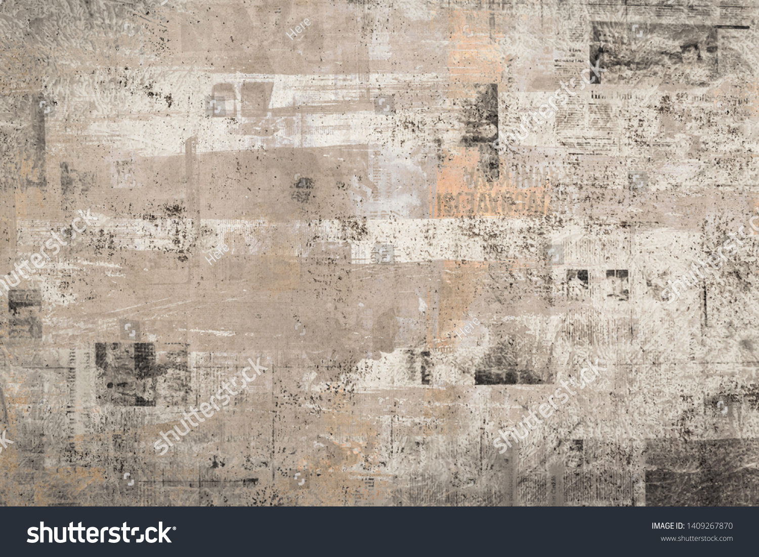 Old Newspaper Background Grunge Paper Texture Stock Photo Edit Now