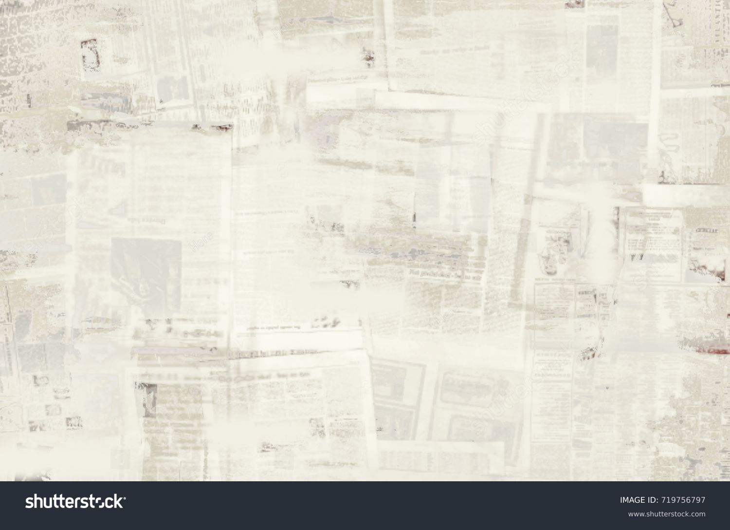 Old Newspaper Background Old Paper Texture Stock Photo 719756797 ...