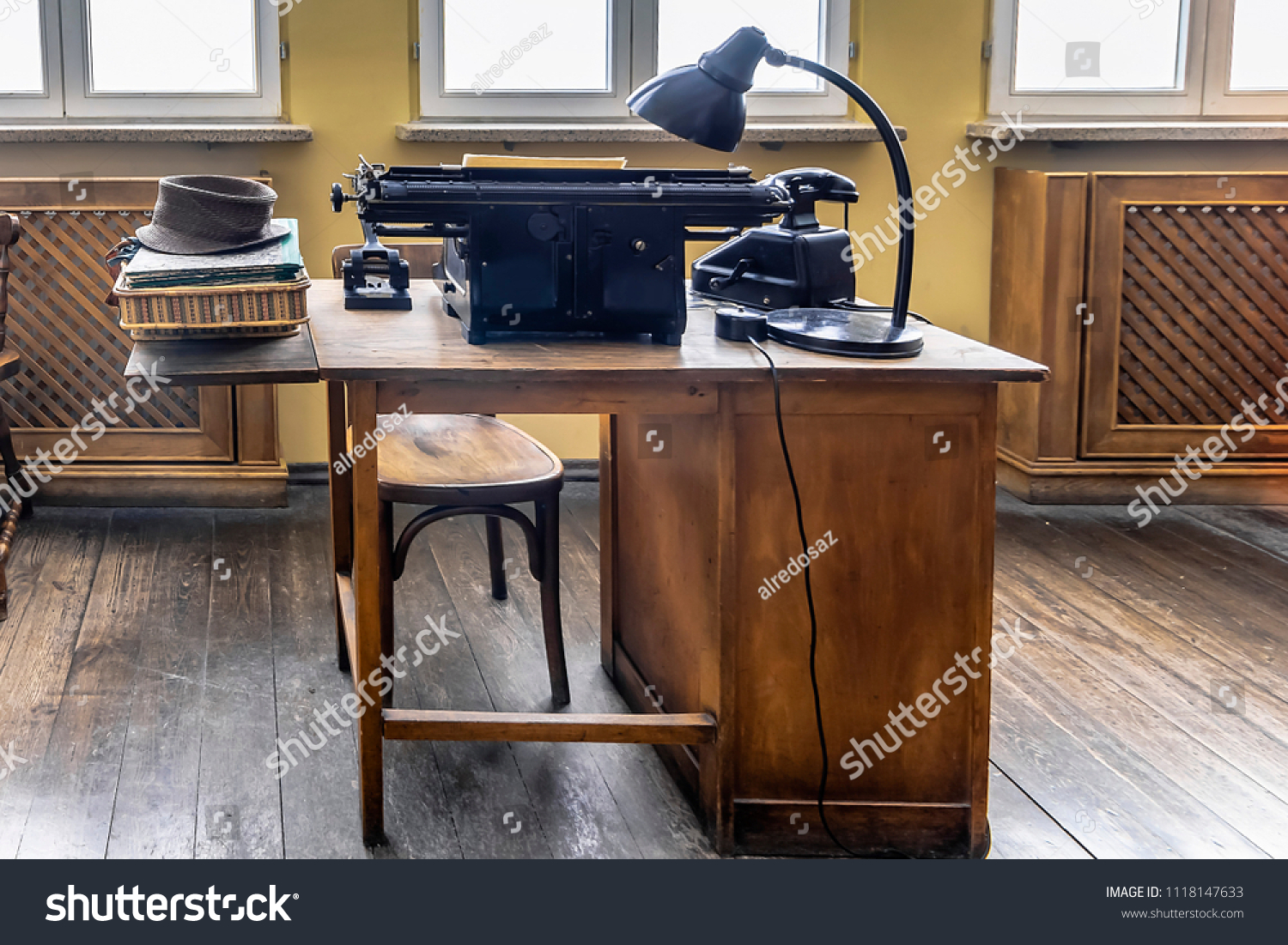 Old Office Desk 1940 S Original Office Used By Oskar Schindler