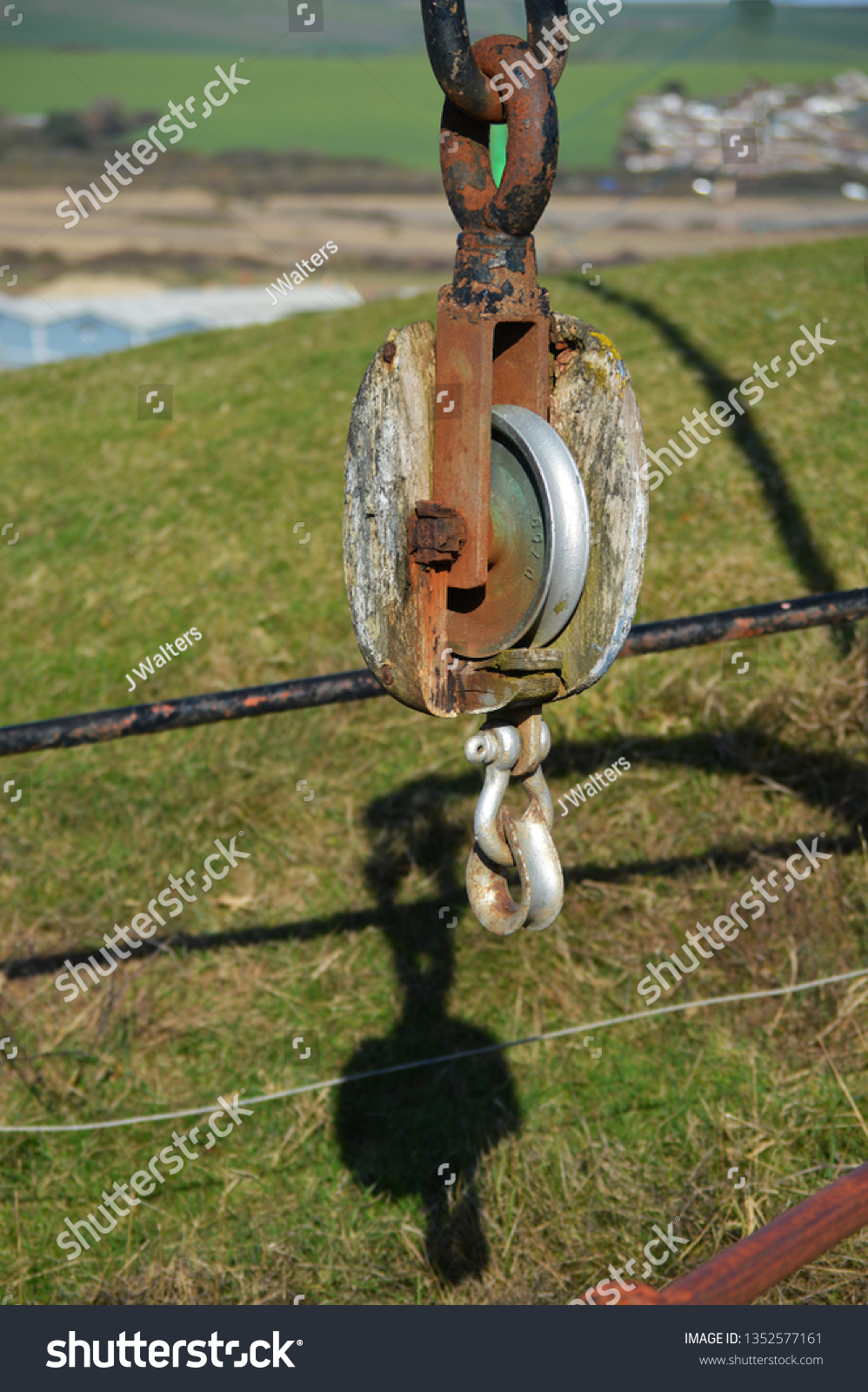 old pulley system