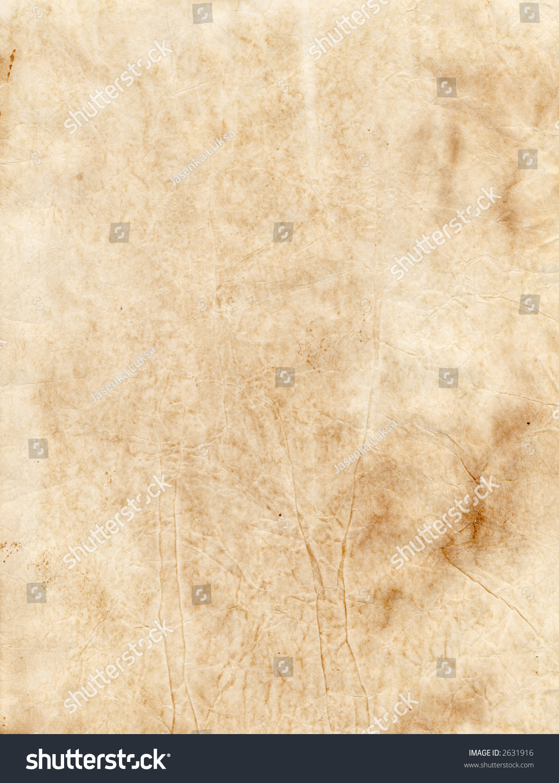 Old Rugged And Dirty Paper Stock Photo 2631916 : Shutterstock