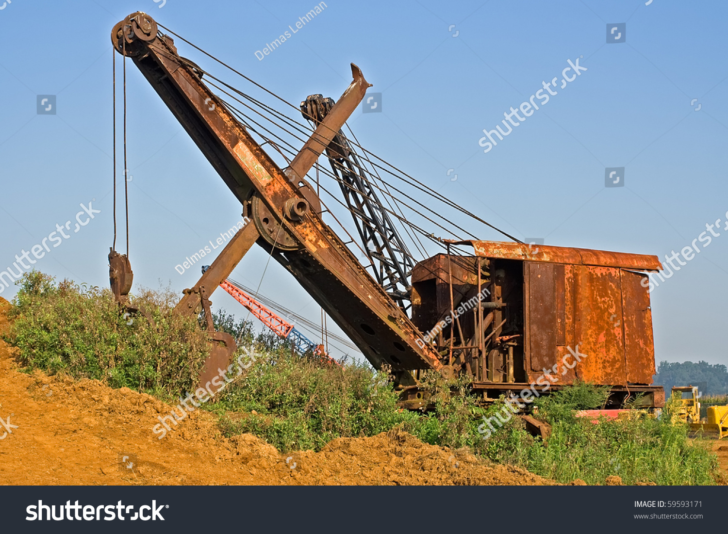 Old Rusty Power Excavator Stock Photo 59593171 : Shutterstock