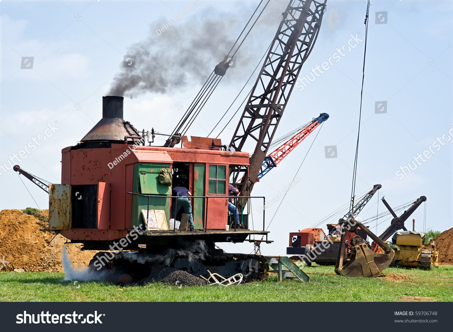 Old Steam Shovel Action Stock Photo 59706748 - Shutterstock