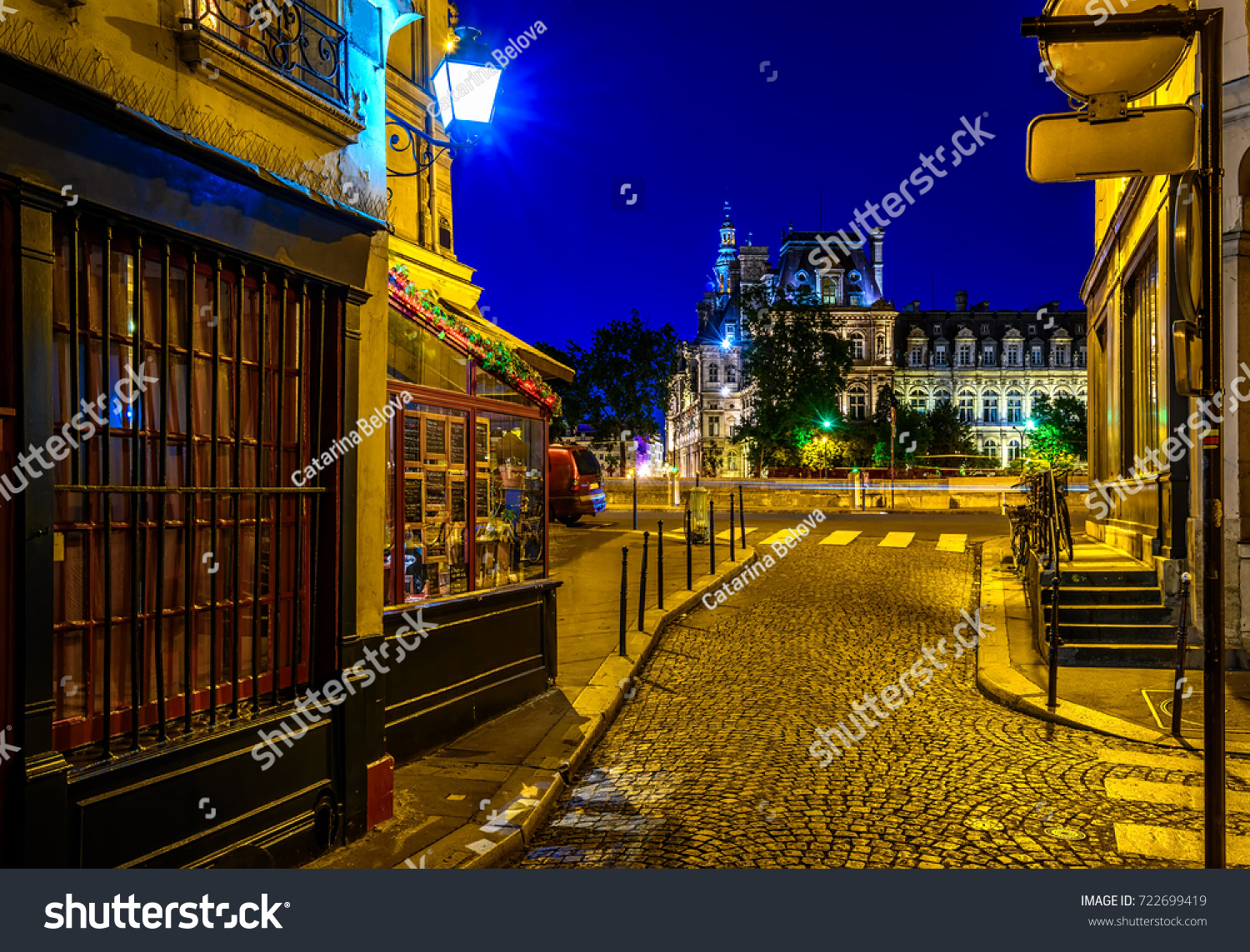 Old Street Paris France Night Cozy Stock Photo Edit Now Old Street Paris France Night Cozy Stock Photo Edit Now