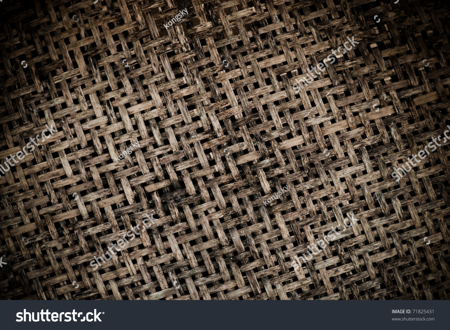 Old Textured Bamboo Handicraft Background Stock Photo 71825431 ...