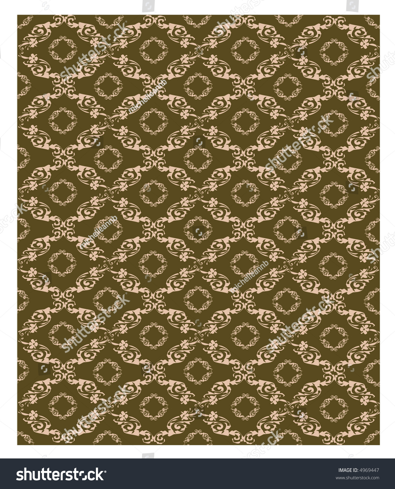 Old Time Victorian Patterned Background Great For Web-Page, Scrap ...