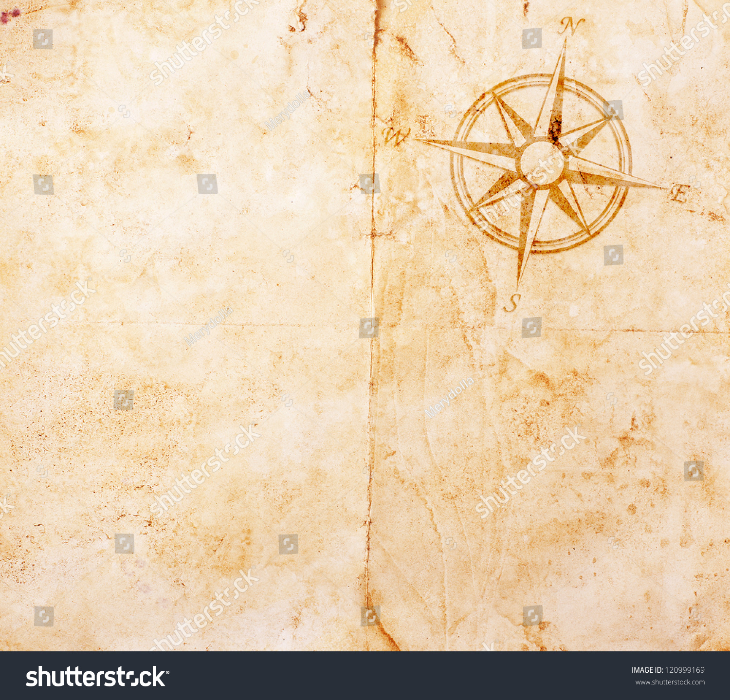 Old Treasure Map Stock Photo 120999169 : Shutterstock