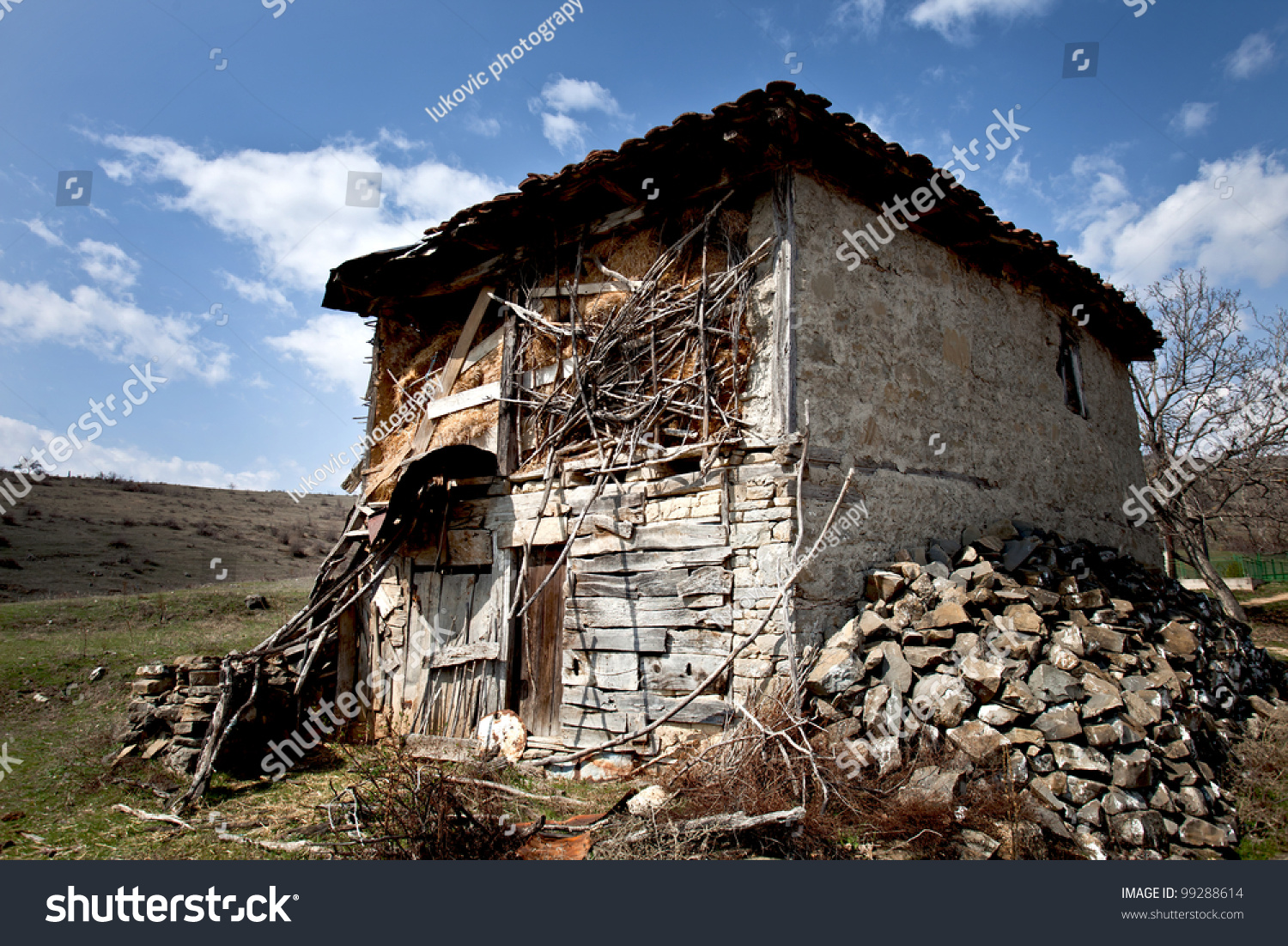 Old Village House In Macedonia Stock Photo 99288614 : Shutterstock