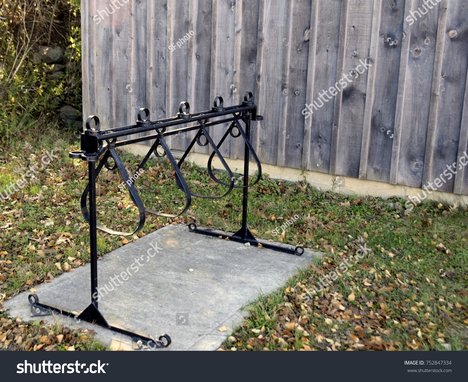 vintage bicycle rack