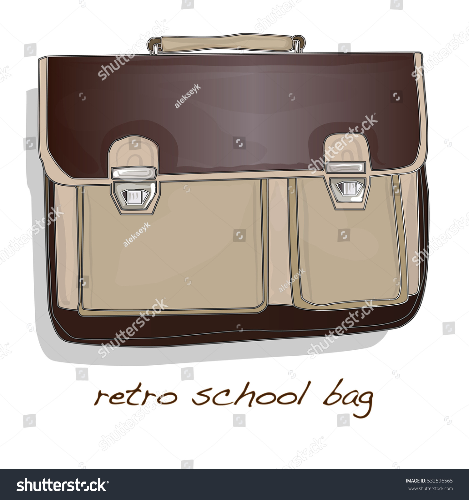 old fashioned school satchels