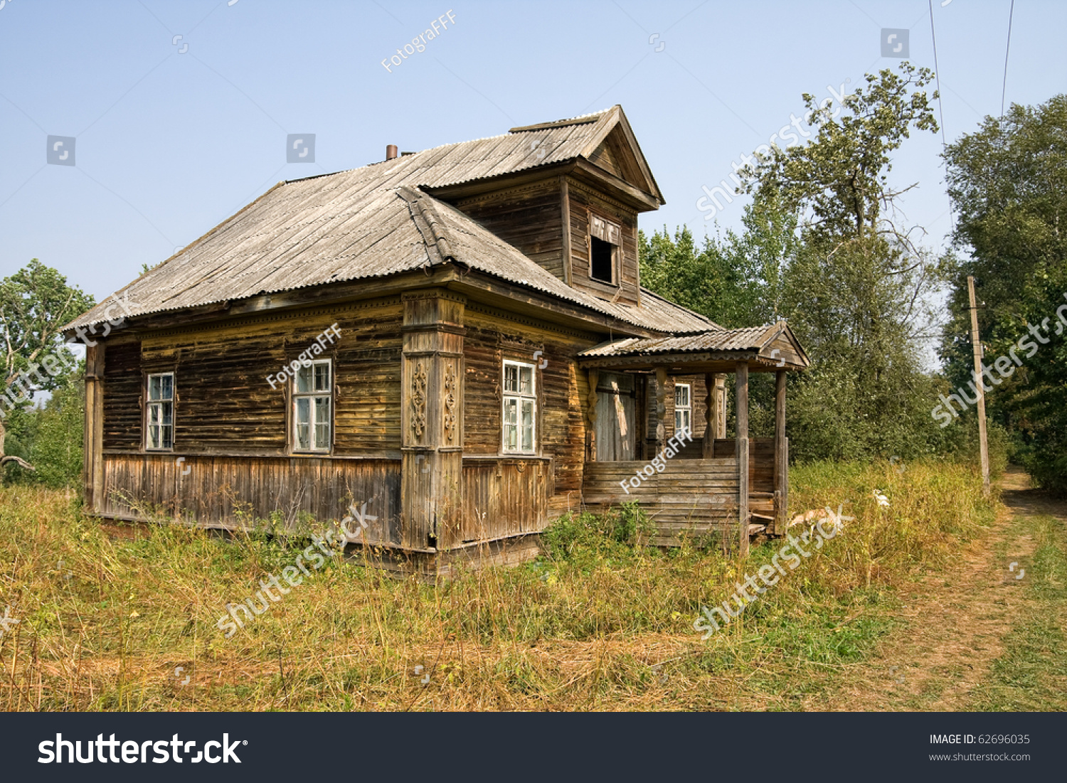 Old Wooden House Village Stock Photo 62696035 - Shutterstock