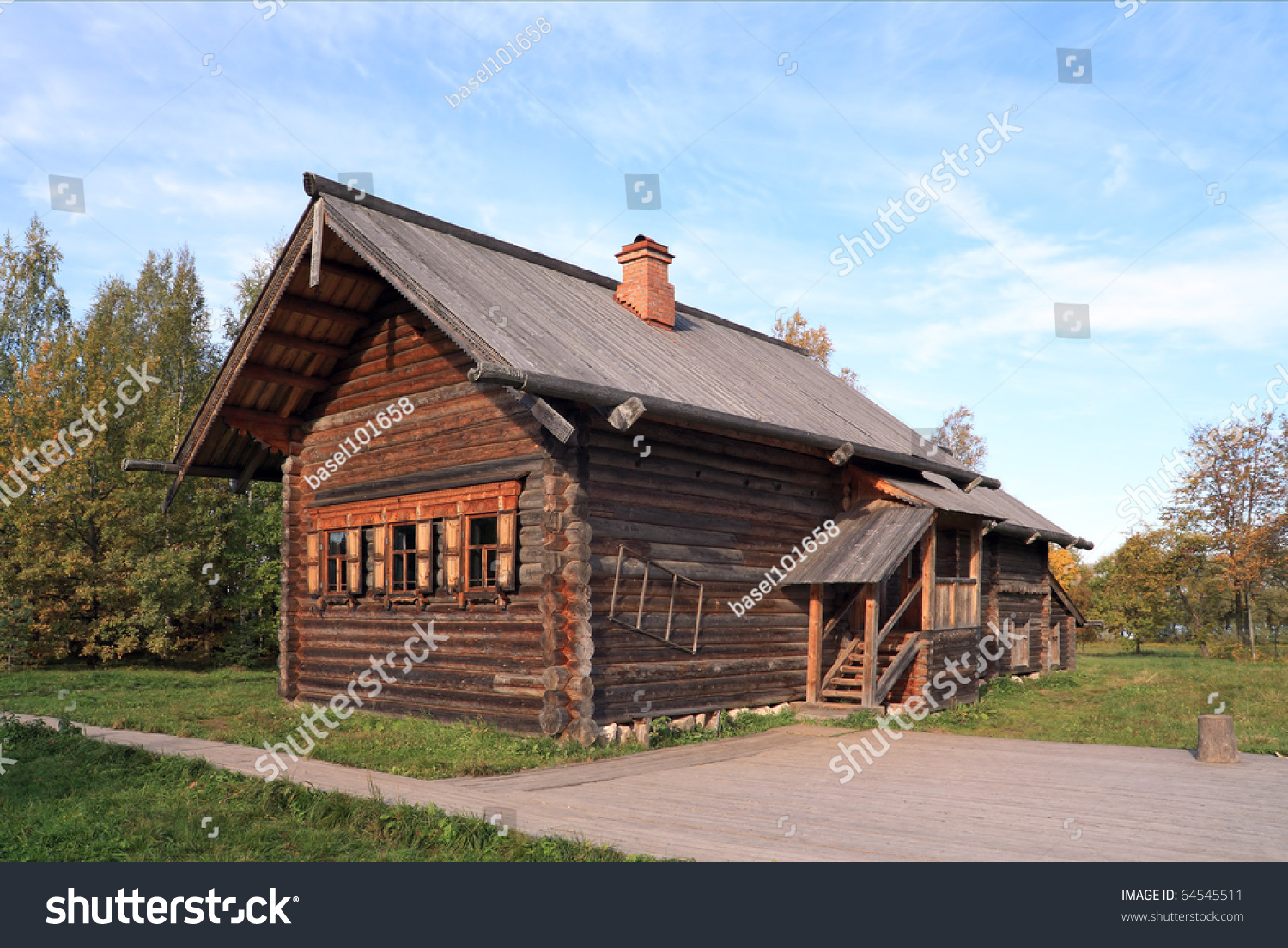 Old Wooden House In Village Stock Photo 64545511 : Shutterstock