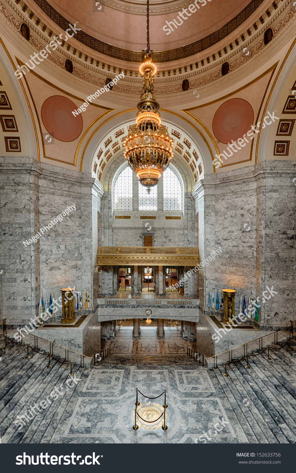 Olympia Washington August 3 Empty Rotunda Stock Photo 152633756 ...