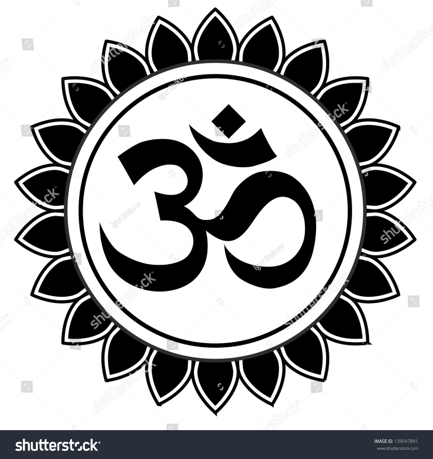 Om Symbol Sticker