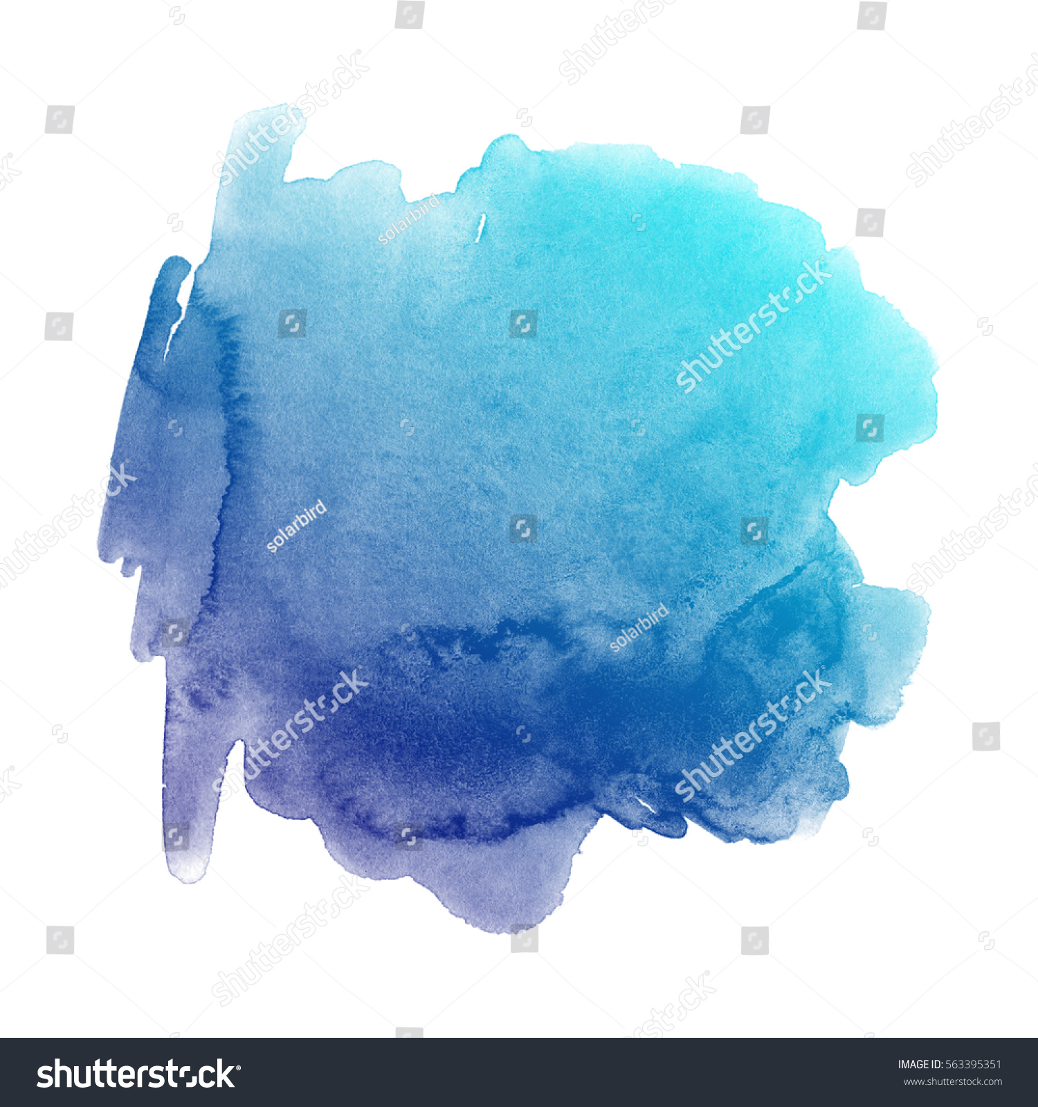 Ombre Light Dark Blue Colorful Texture Stock Illustration