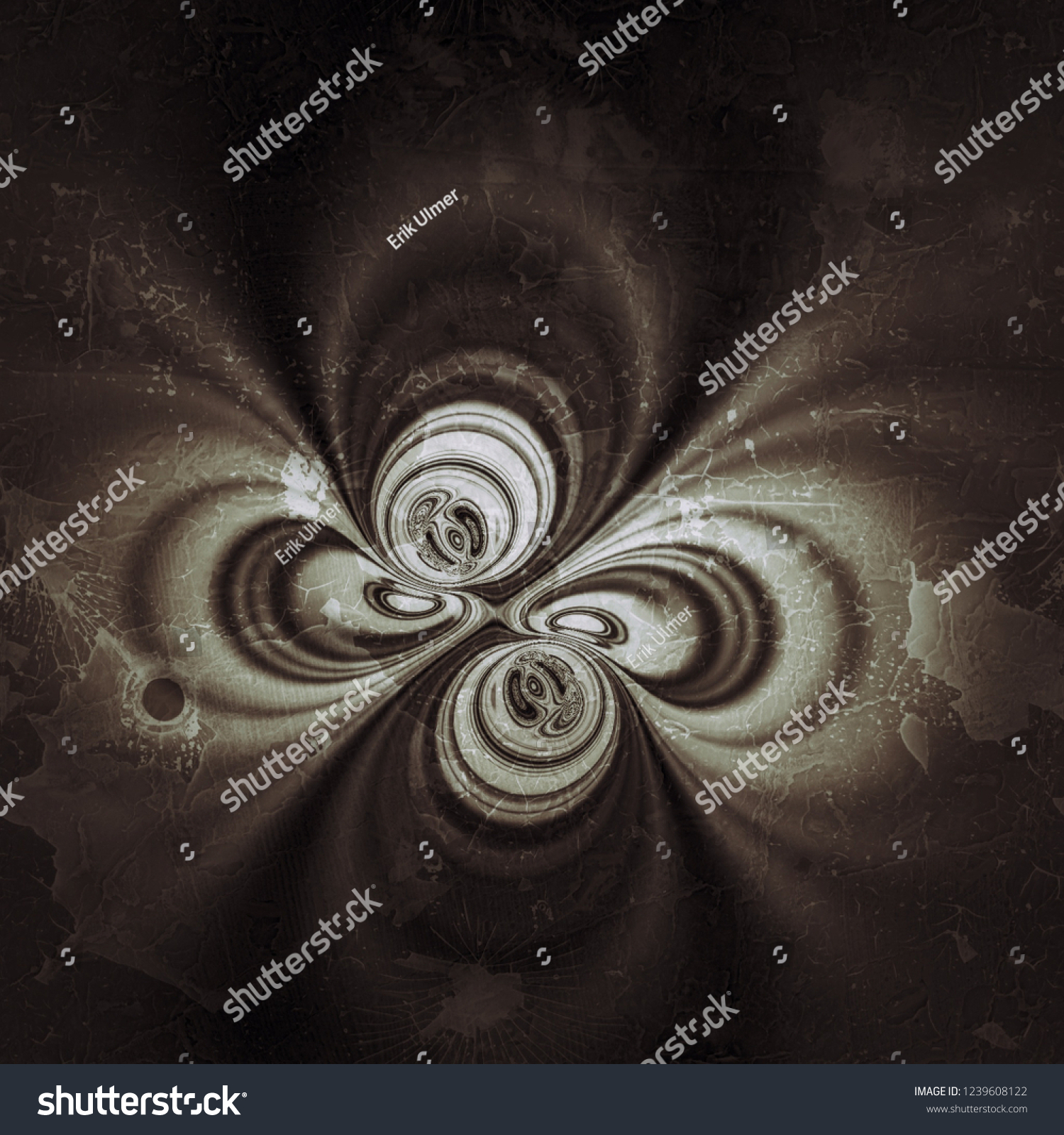 Omnicient Eyes Dark Version Stock Illustration 1239608122 | Shutterstock