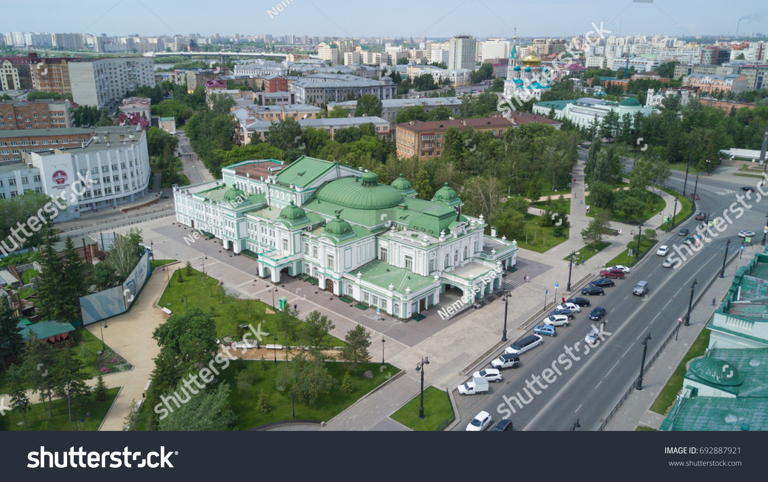 Omsk is 300 years old. Views of the city from a height Omsk is 300 years old. Views of the city from a height