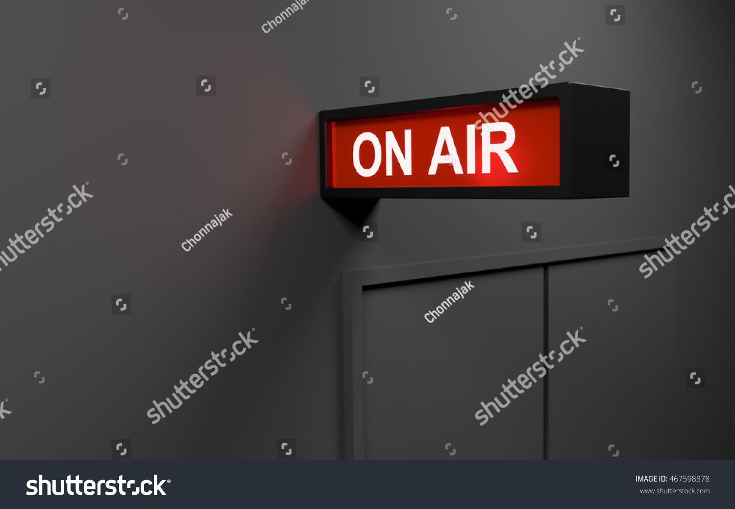on air sign on wood background ez canvas
