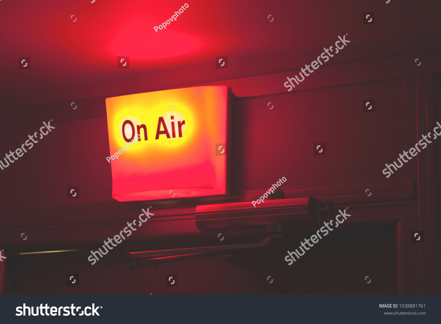 on air sign light box hang stock photo edit now 1038881761