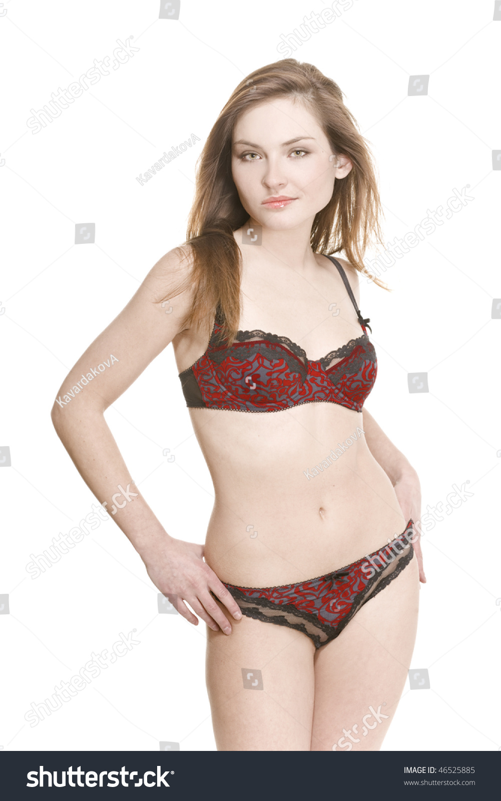 Girl Nude Underwear Model