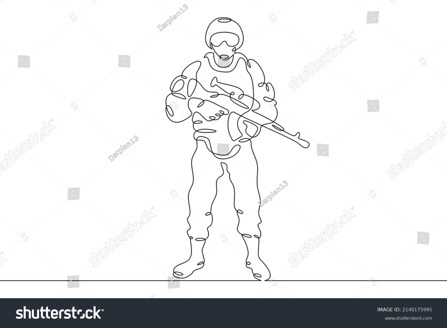 11,762 Soldier line art Images, Stock Photos & Vectors | Shutterstock