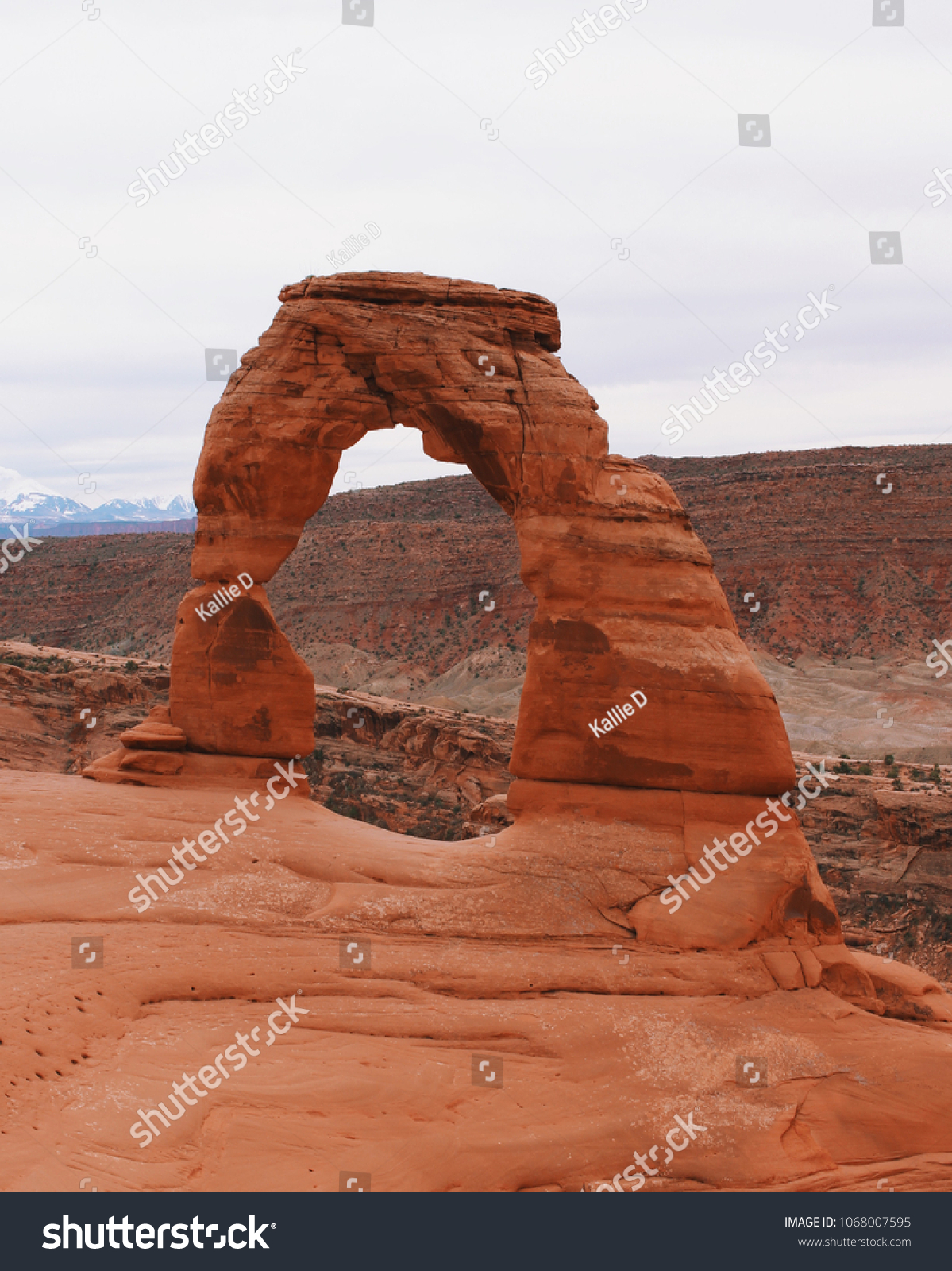 One Most Beautiful Natural Arches World Stock Photo 1068007595 