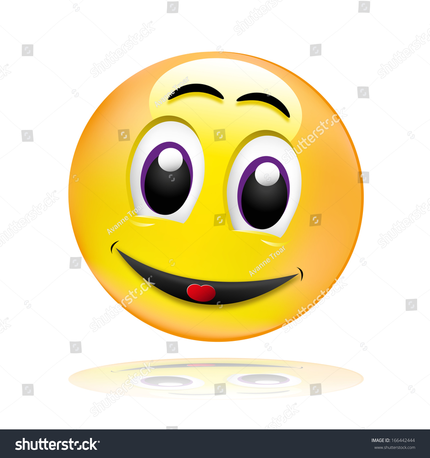 One Smiley Laughing Stock Photo 166442444 : Shutterstock