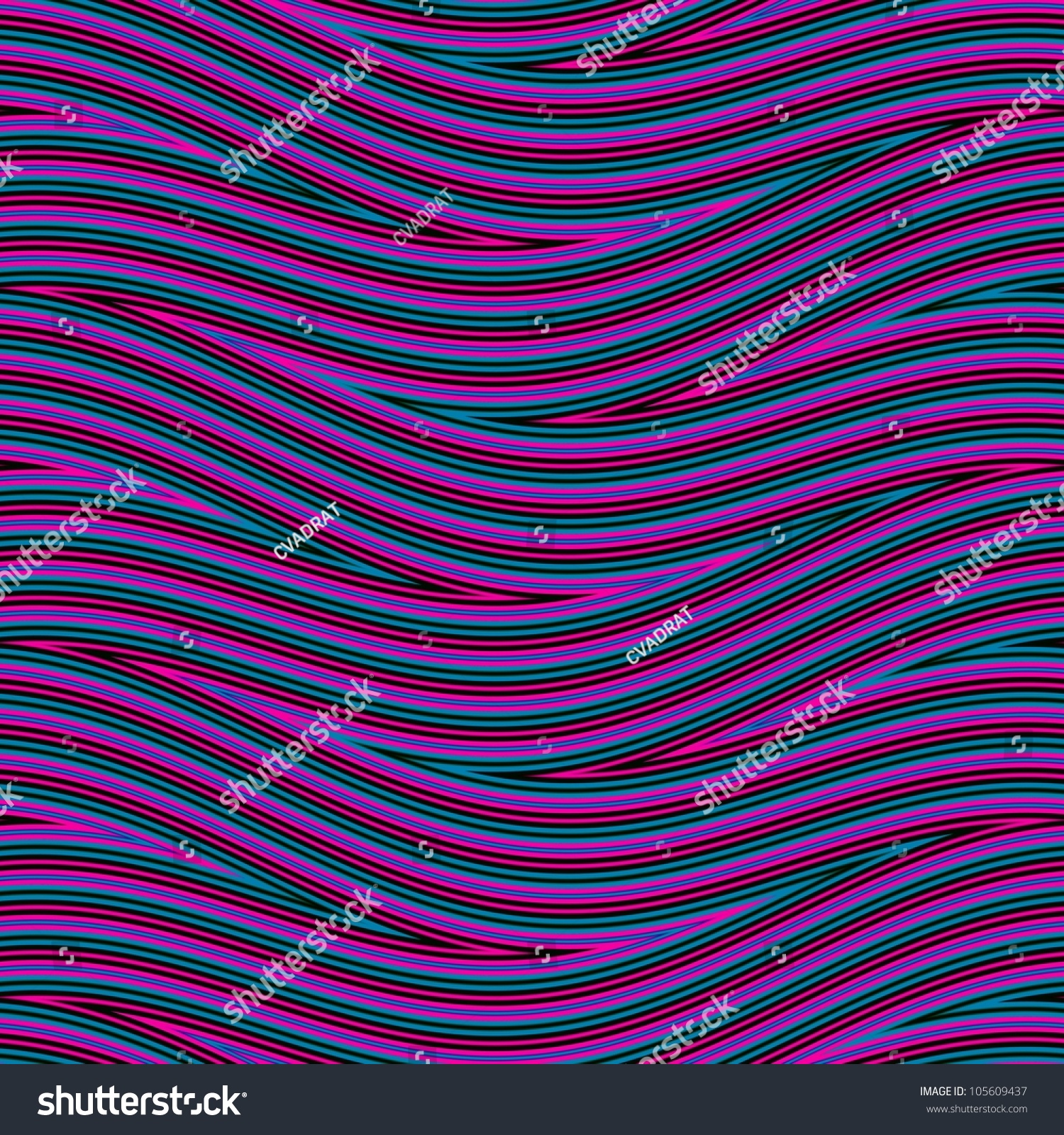 Op Art Seamless Waves Texture 40 Stock Illustration 105609437 ...