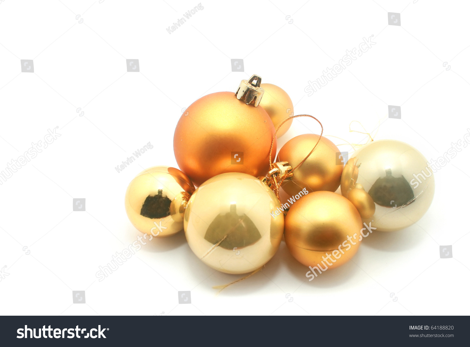opaque christmas balls