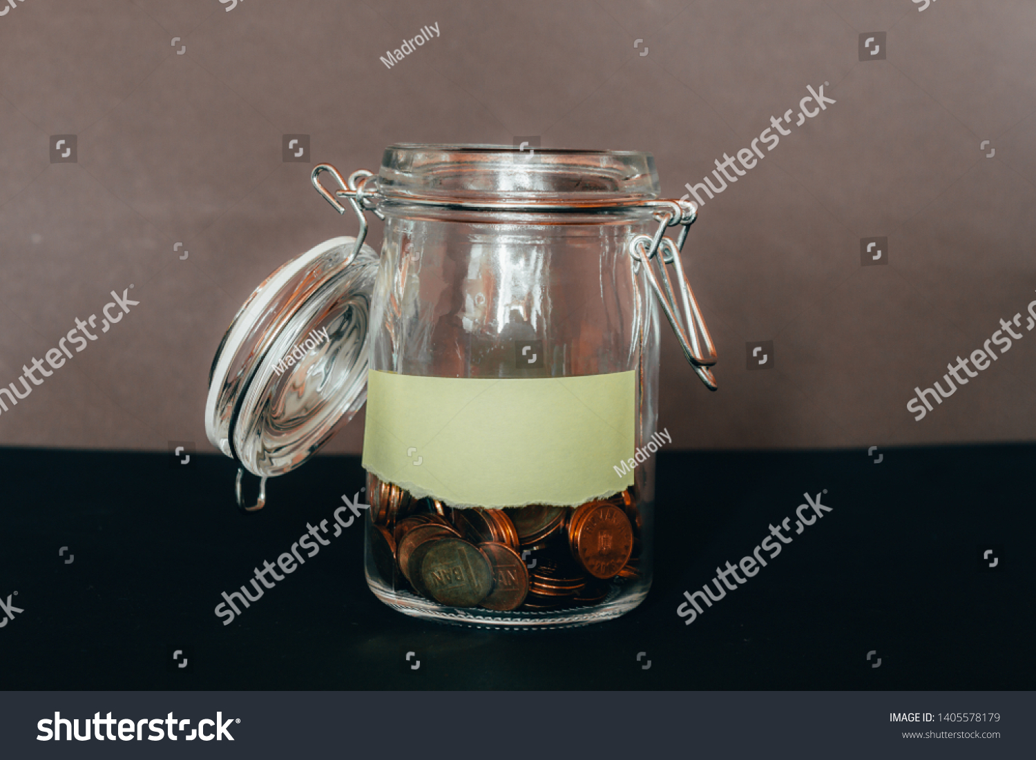 Download Opened Jar Rubber Lid Metallic Clamp Business Finance Stock Image 1405578179 PSD Mockup Templates