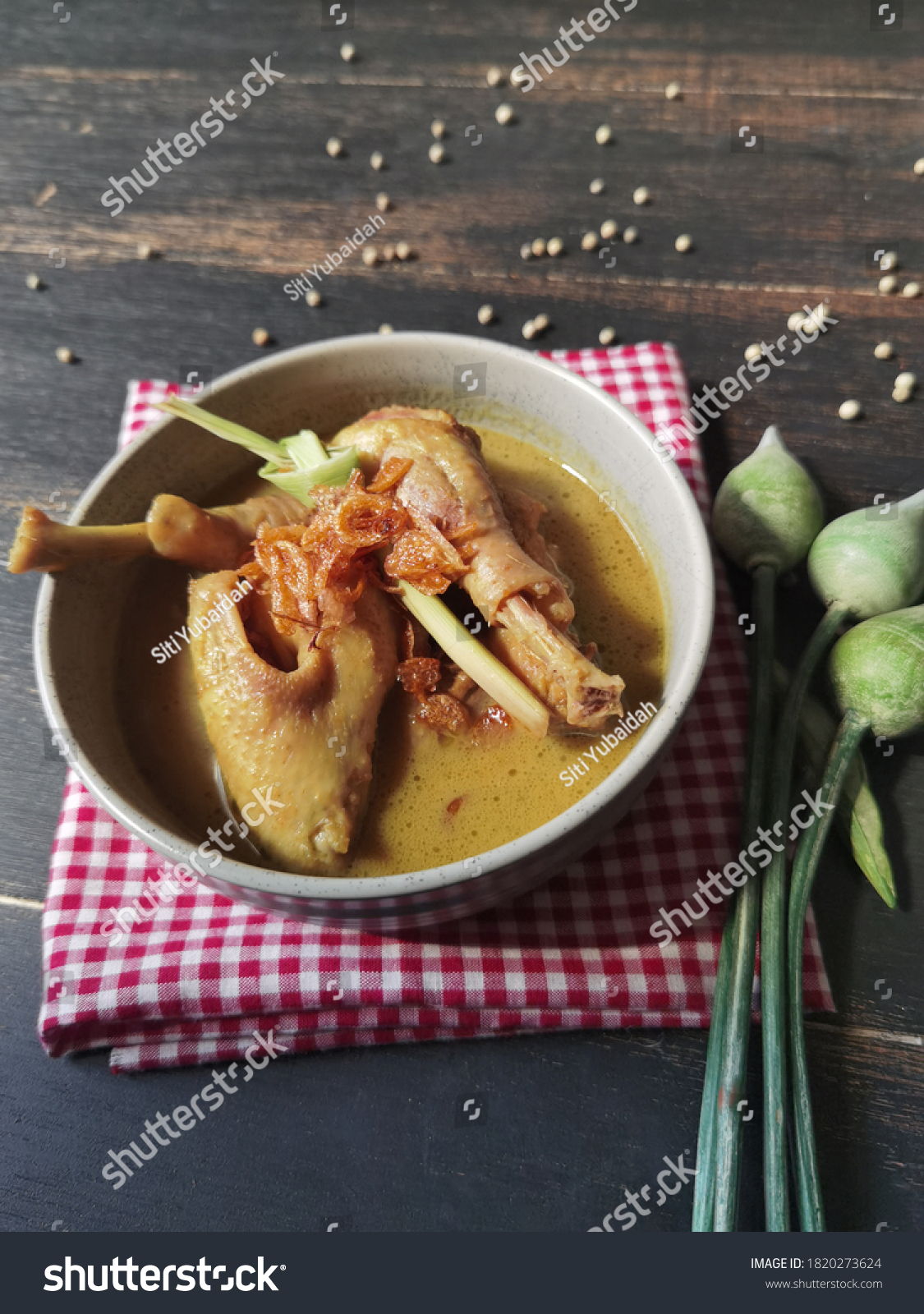 Opor Ayam Typical Indonesian Food Made Stock Photo Shutterstock