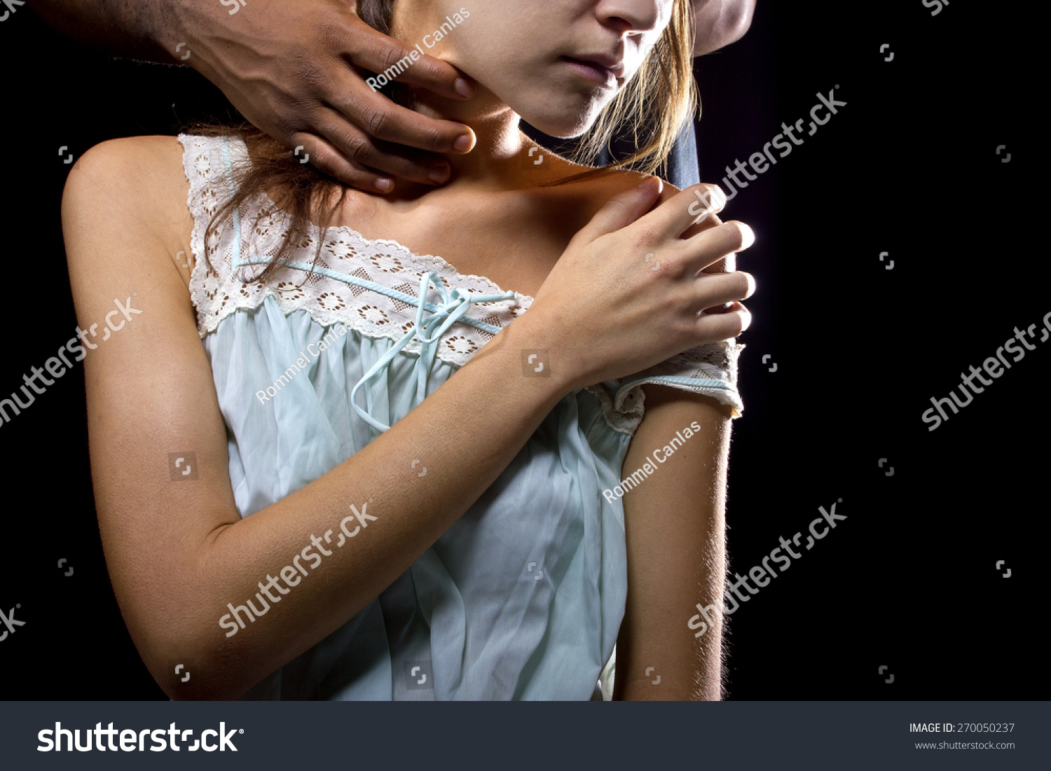 Bikini tickle feet Erotic neck choking