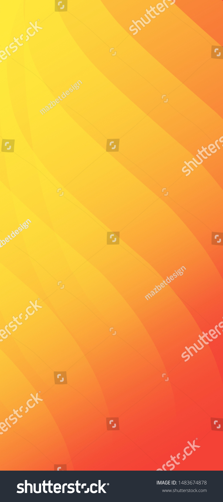 Orange Backgrounds Modern Beautiful Wallpapers Stock Illustration ...