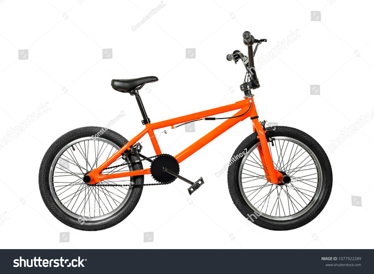 orange bmx bike