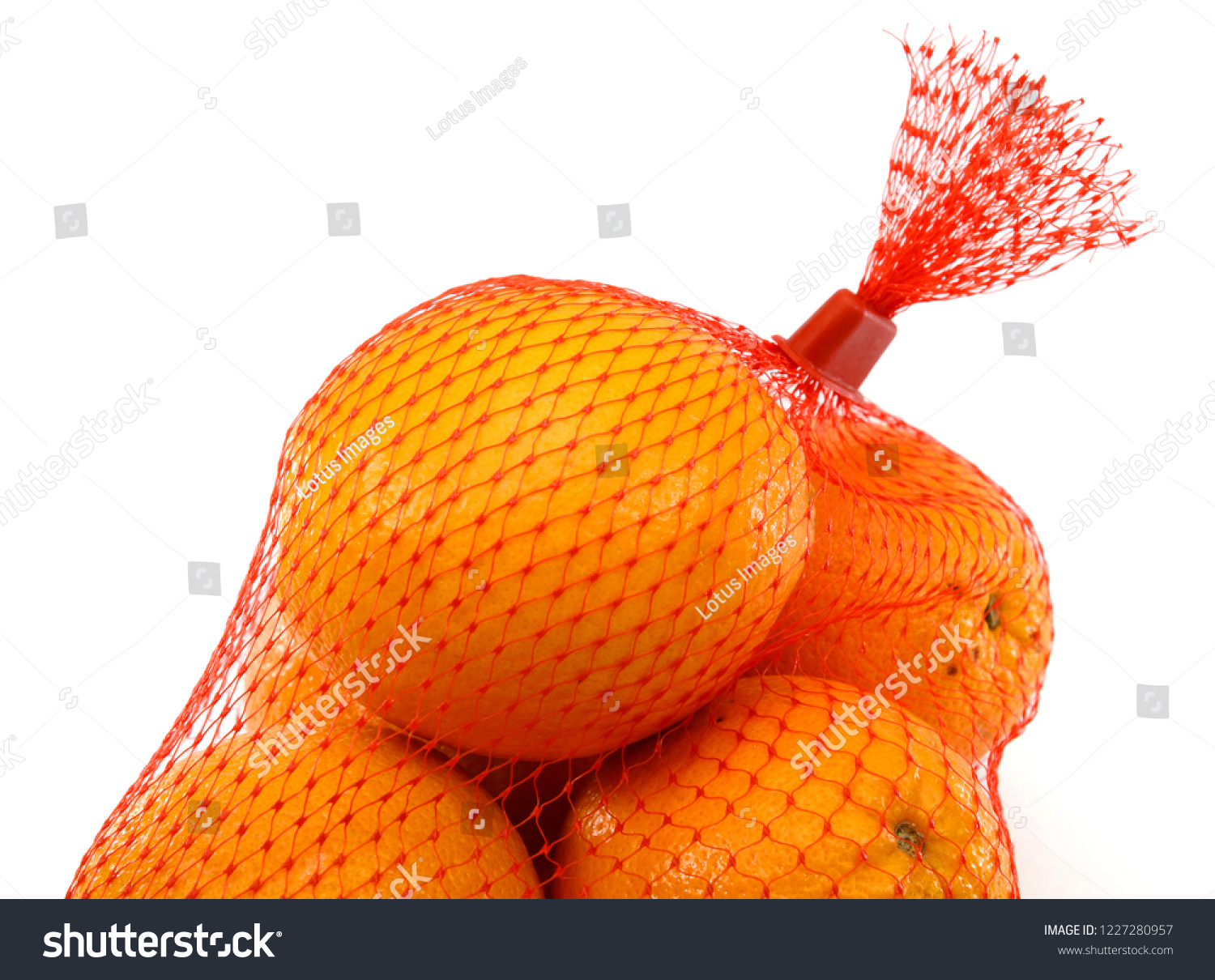 orange fruit mesh bags