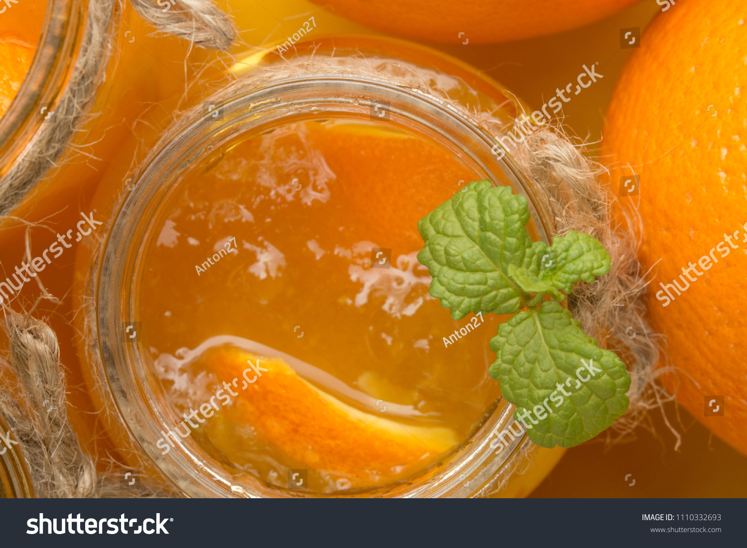 Download Orange Jam Glass Jar On Yellow Stock Photo Edit Now 1110332693 Yellowimages Mockups