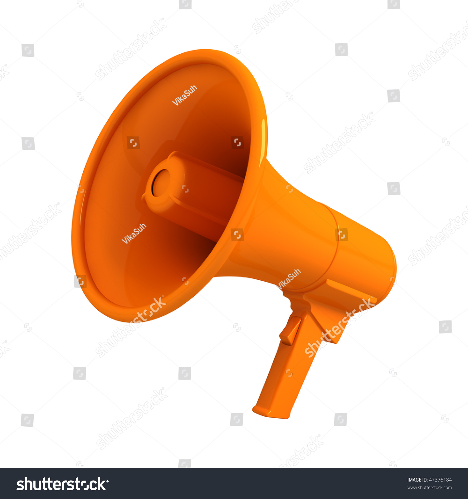 Orange Megaphone Stock Illustration 47376184 - Shutterstock