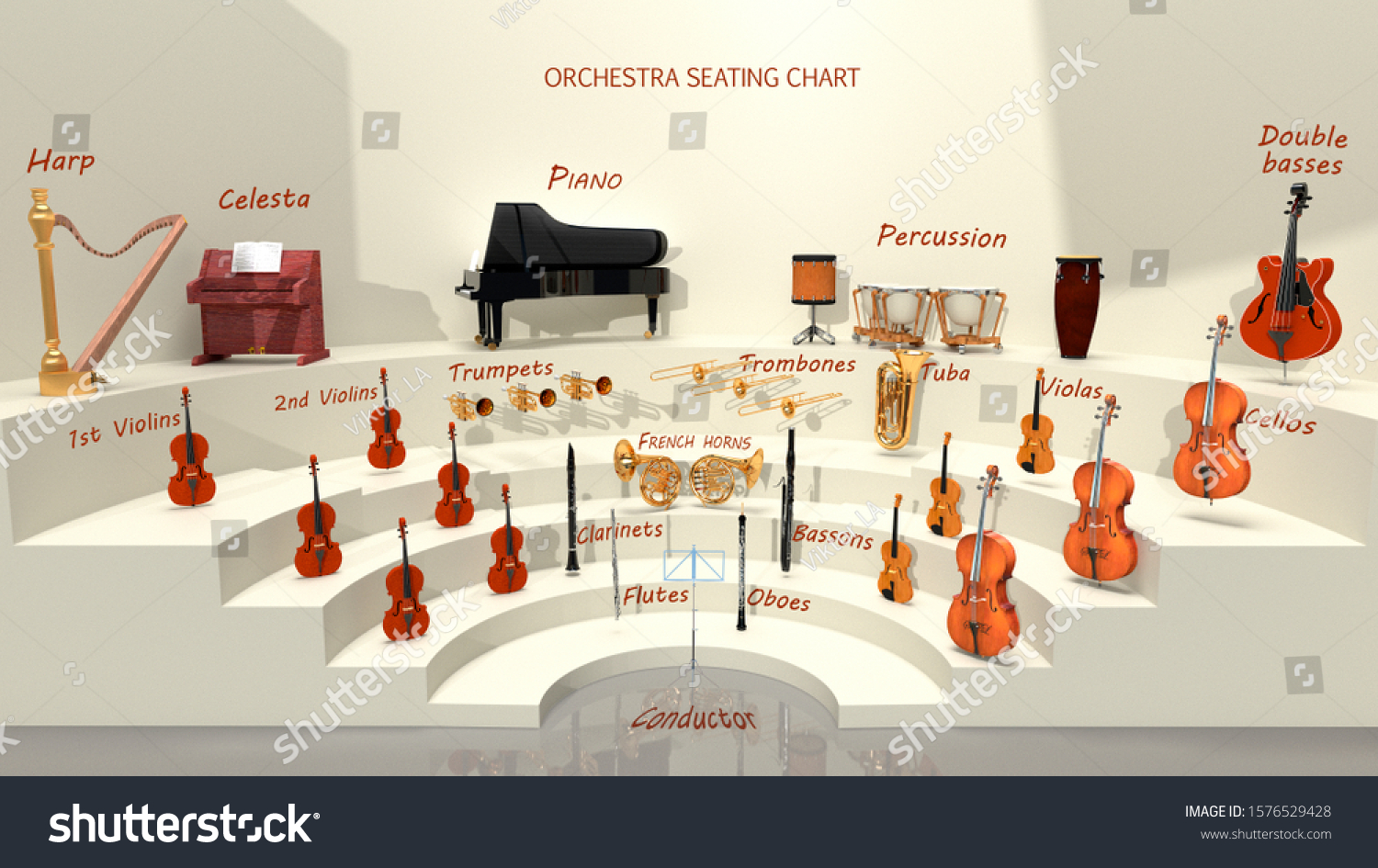 Layout symphony orchestra Images, Stock Photos & Vectors Shutterstock