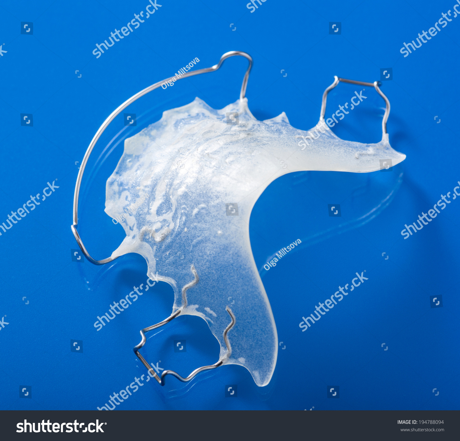  Teal Classic  Template Design Featuring Orthodontic Teeth Retainer