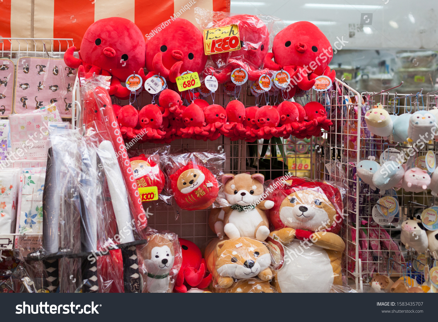 Osakajapan November 19 Stuffed Toys Tako Miscellaneous Stock Image