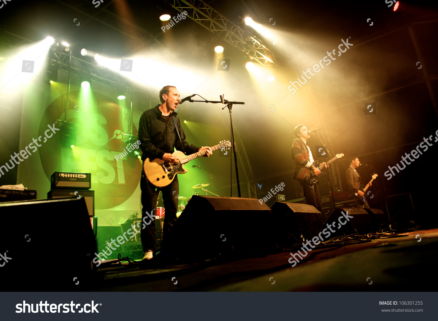 Oswestry, Uk - June 3: English Indie Rock Band Fi Playing The Melodica ...