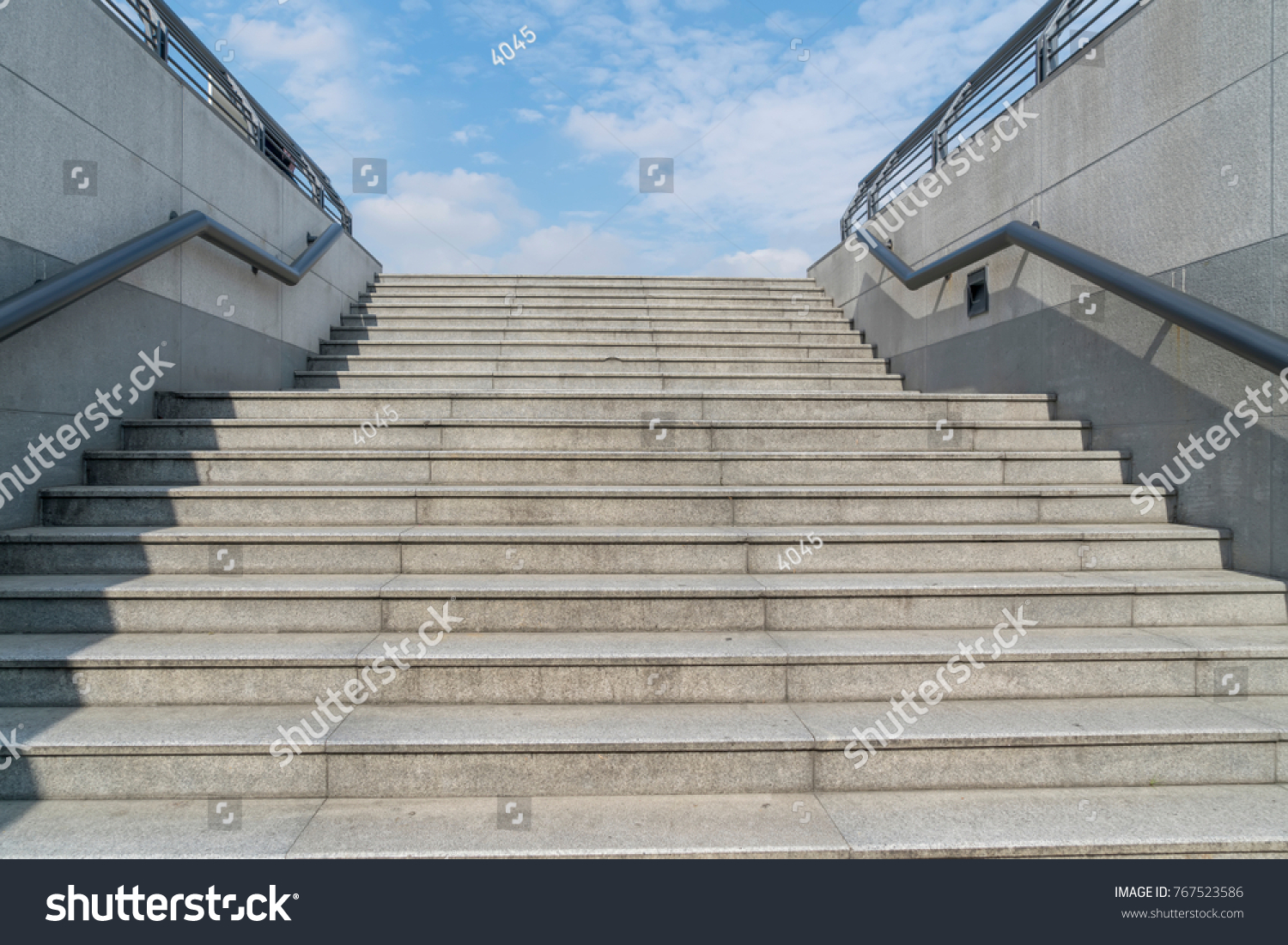 Outdoor Granite Staircase Stock Photo 767523586 | Shutterstock