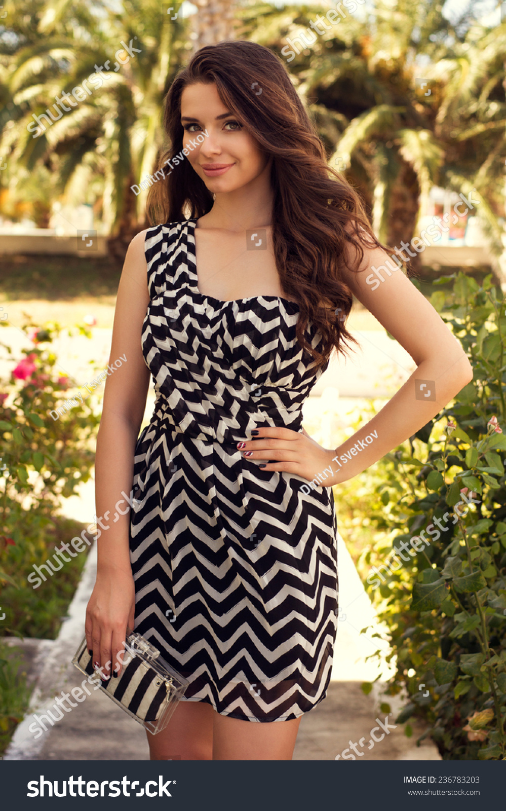 Outdoor Summer Portrait Young Beautiful Girl Stock Photo Edit Now