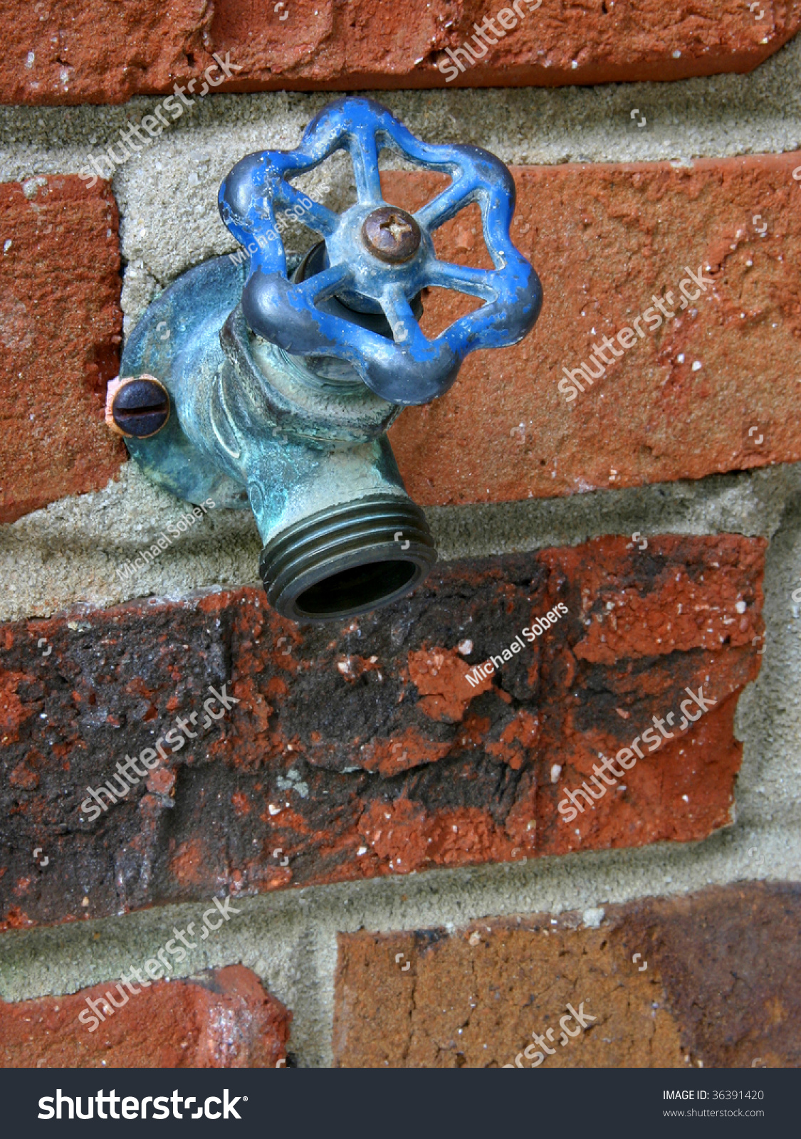 Outdoor Water Faucet (Spigot) Stock Photo 36391420 : Shutterstock