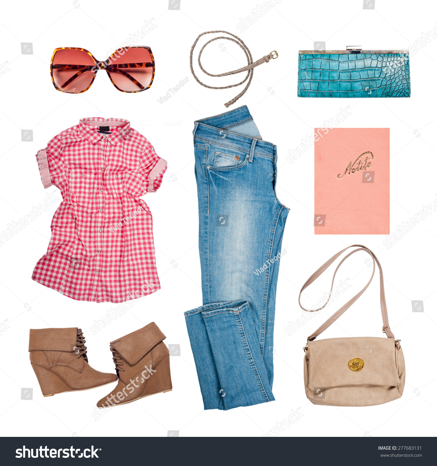 Outfit Clothes Woman Accessories Stock Photo 277683131 - Shutterstock