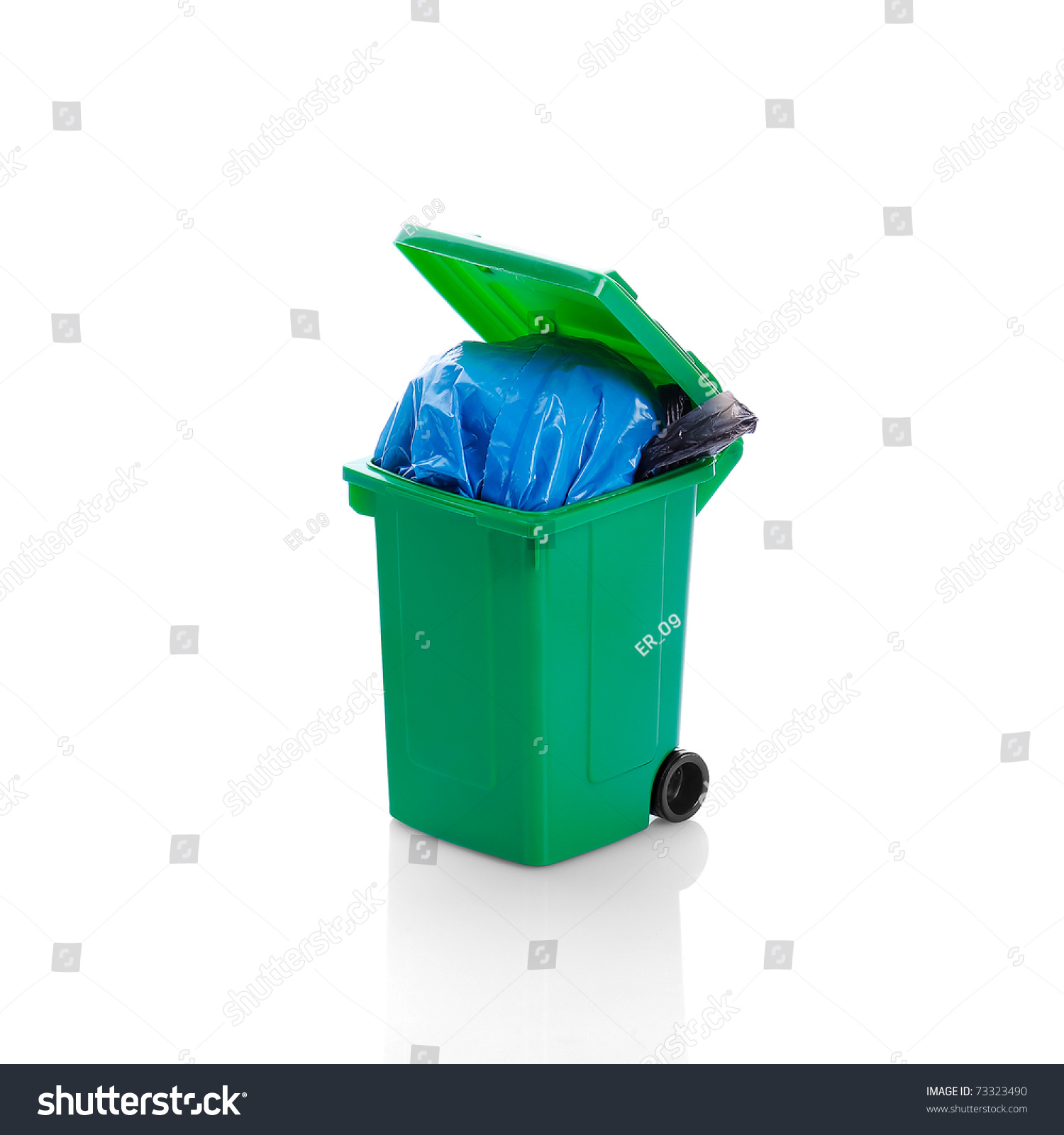 Overflowing Garbage Bin Stock Photo 73323490 | Shutterstock