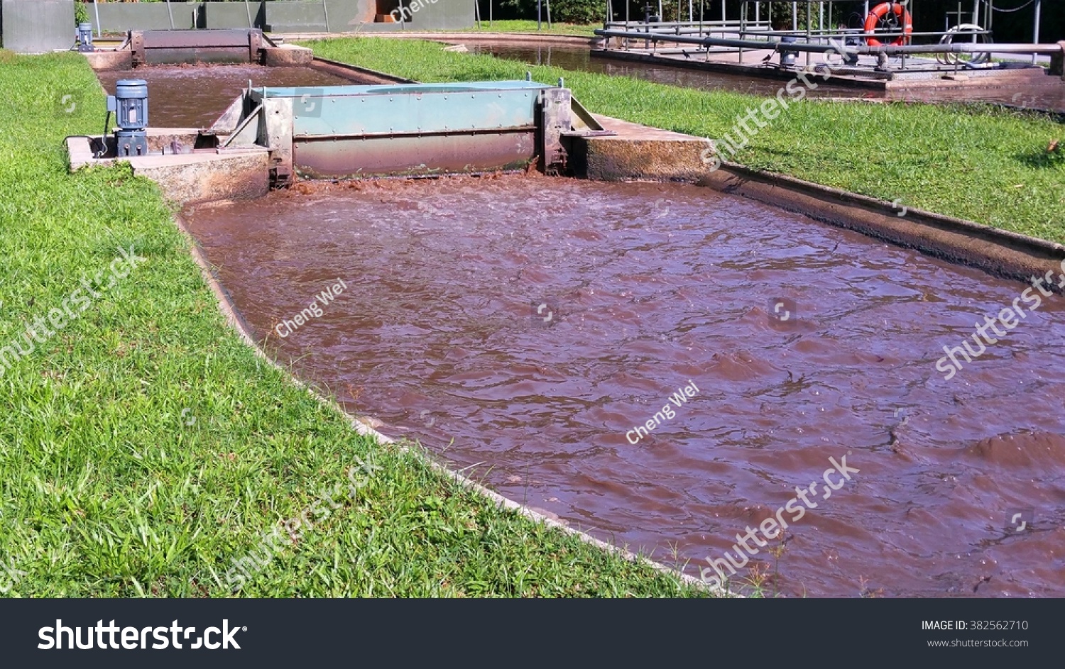 Oxidation Ditch Treatment System Consists Multichannel Stock Photo 382562710 Shutterstock