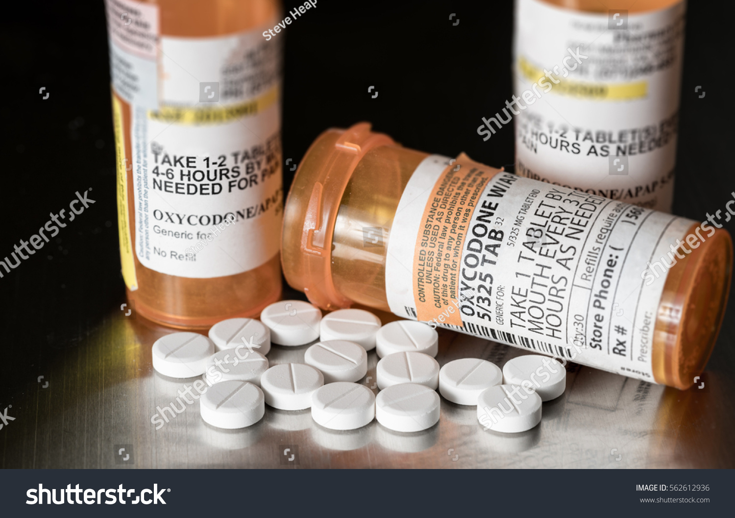 Example of opioid stock photo